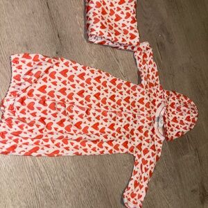 Heart Print Kids Matching Set
